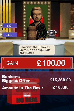 Deal or No Deal: The Banker is Back back cover for Wii